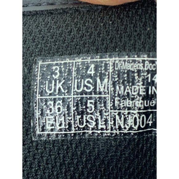 Dr. Martens Junior 1460 J Patent Leather Combat Boots Size 4 M / 5 L GUC 7482 - Picture 5 of 15